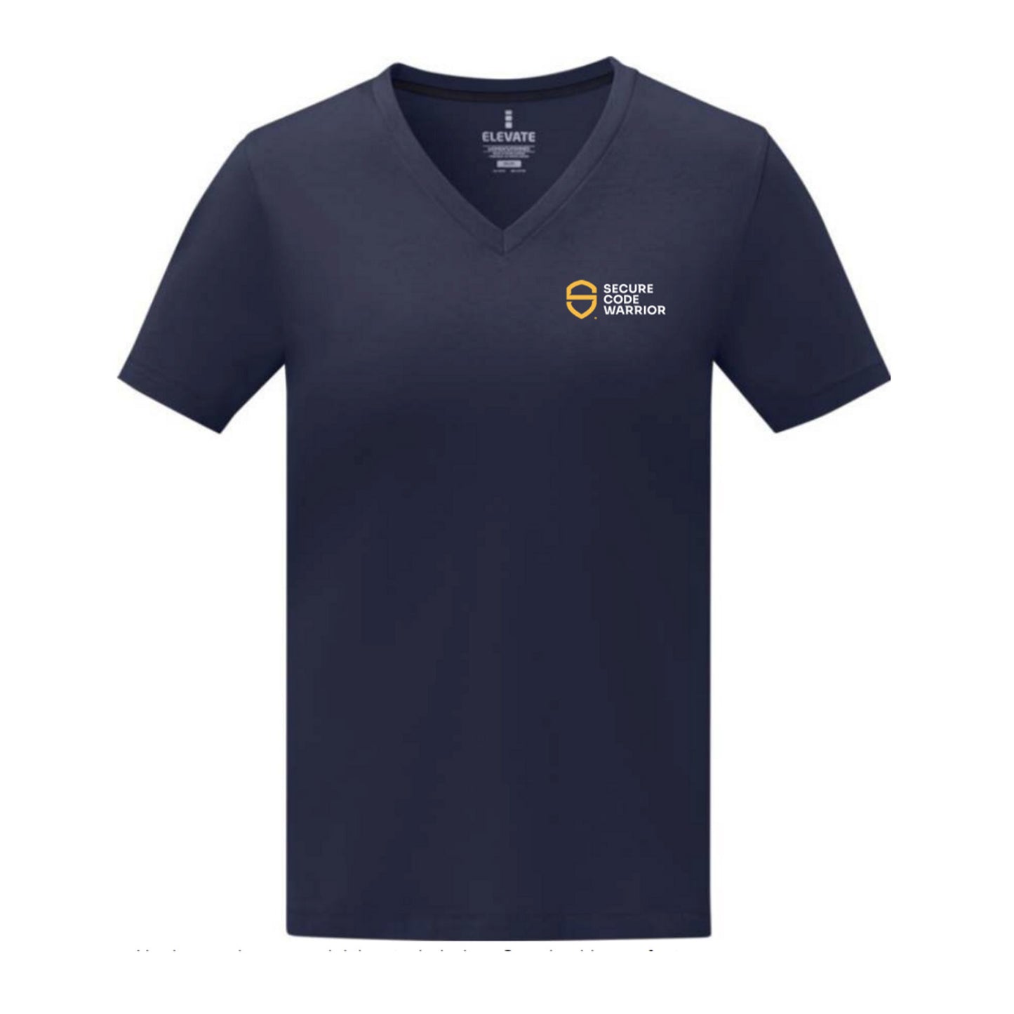 Somoto T-shirt with V-neck for women navy