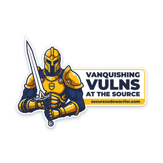 Laptop Decal - Vanquishing Vulns at the Source
